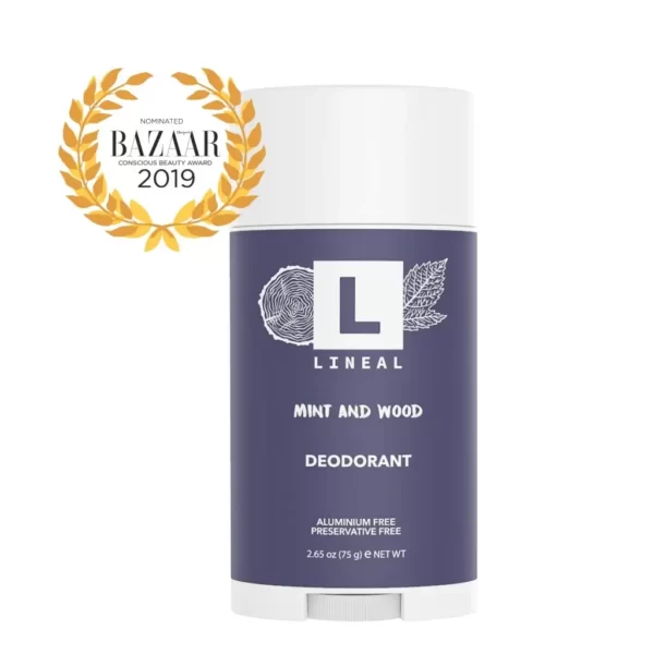 Lineal Deodorant Mint & Wood - Harper's Bazaar Award Nominated Deodorant